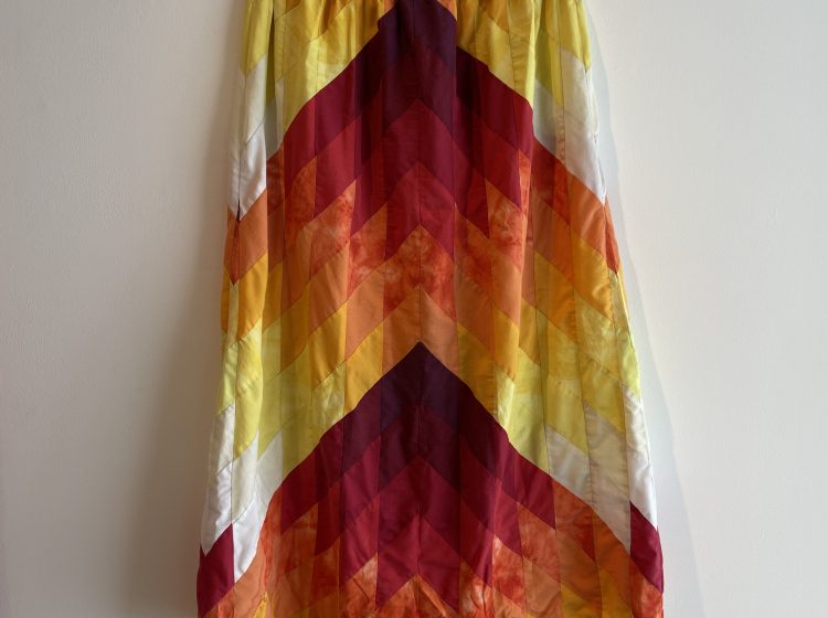 Sandy Bunn b. 1976 The Original Star Skirt, 2016 Broadcloth, batik, various cottons 35" x 31" (Detail)