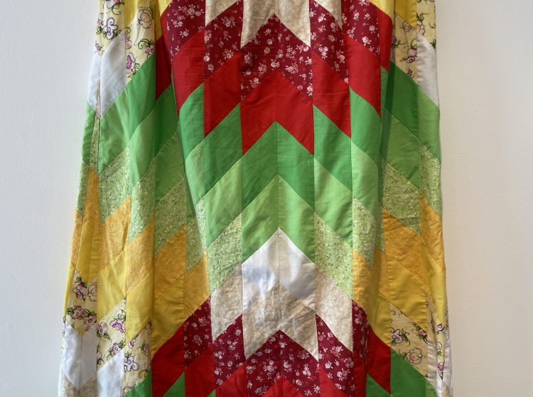 Sandy Bunn b. 1976 Healing Skirt, 2020 Broadcloth, batik, various cottons 36" x 31" (Detail)