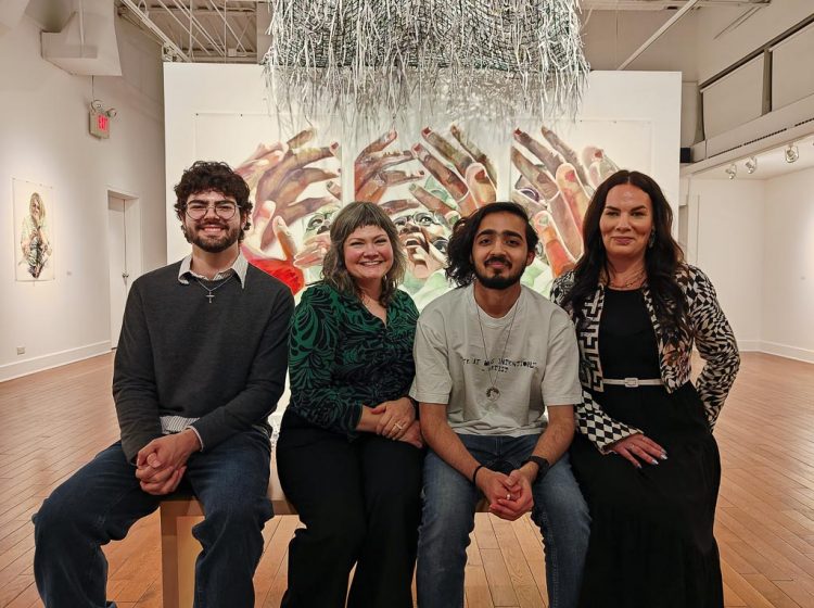 From left: Michael Vachon, Lisa Wood, Dhairya Vaidya, Renata Truelove