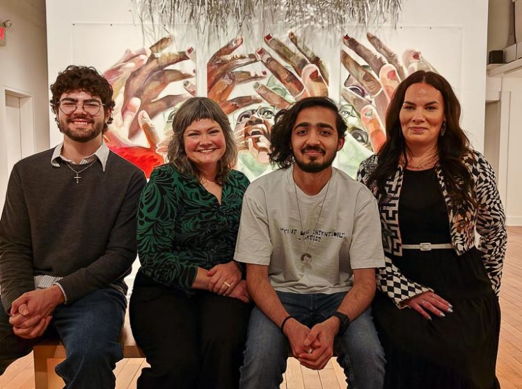 From left: Michael Vachon, Lisa Wood, Dhairya Vaidya, Renata Truelove