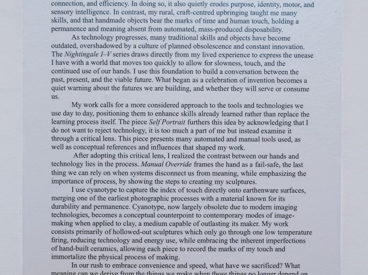 Artist Statement